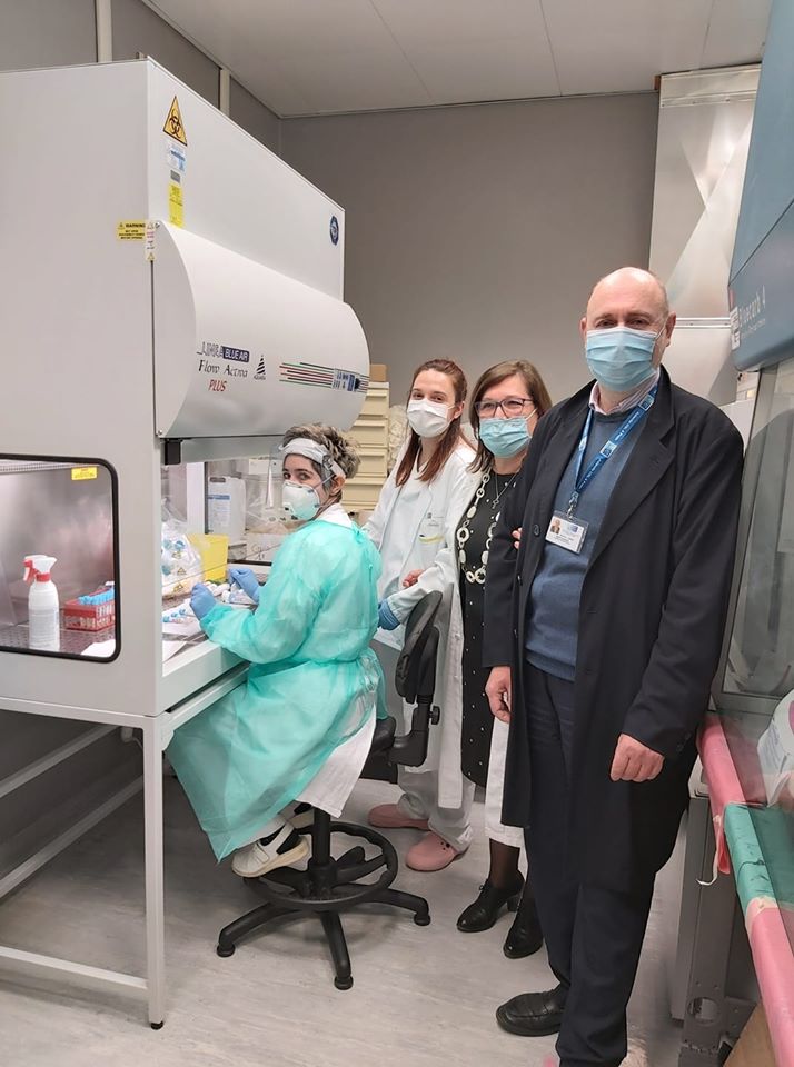 Arrivata anche la cappa per migliorare l’analisi del coronavirus